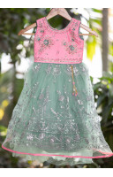 All Over Sequence And Stone Work Frock (KR1203)